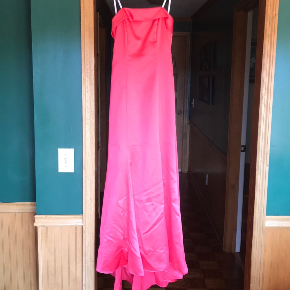 Strapless formal gown